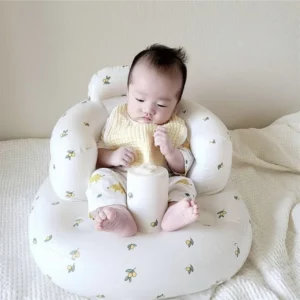 Baby Inflatable Seat for Babies 3-36 Month Built in Air Pump Infant Back Support Sofa Toddler Chair for SittingUp Baby Bath Seat - Image 4