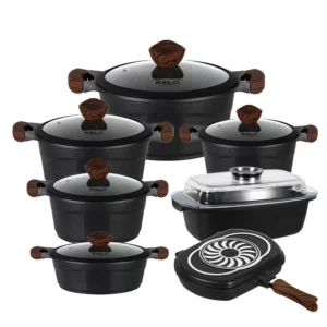 High quality induction cookware set pots and pans non-stick cookware set wholesale kitchenware cookware set - Image 4