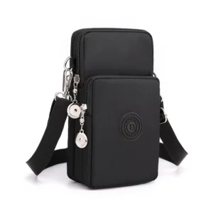 New Women Mobile Phone Bag Nylon Cell Phone Bag Coin Purse Strap Shoulder Bag Small Crossbody Bags for Women Wallet Travel Purse - Image 3