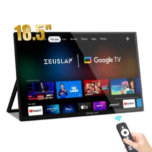 ZEUSLAP 18.5" Smart Portable Monitor Z18TV PRO with Google TV Touch Screen Display For Mini PC Laptop Phone Xbox PS4 PS5 Switch - Image 1