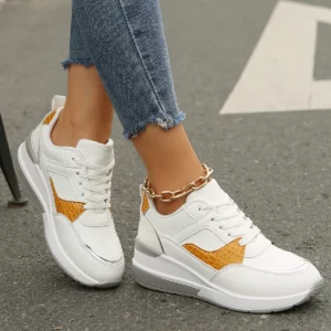 Women Sneakers New Platform Patchwork Casual Sport Designer Shoes Outdoor Comfortable Plus Size Sneakers Women Zapatos De Mujer - Image 2
