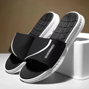 Man's Summer New One Word Big Size Casual Slipper Soft Sole Non Slip Home Slipper Bathroom Slipper Outdoor Beach Slipper - Image 3