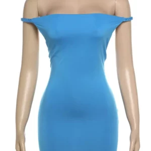 Joskaa Sexy Backless Body-Shaping Mini Dress Women Summer Trend Wrap Chest Sleeveless Birthday Dresses Party Nightclub Outfits - Image 4