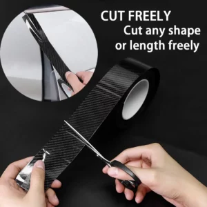 1-10m Nano Carbon Fiber Car 3D Tape Sticker Door Mirror Paste Protector Strip DIY Protection Protective Film Waterproof Adhesive - Image 3