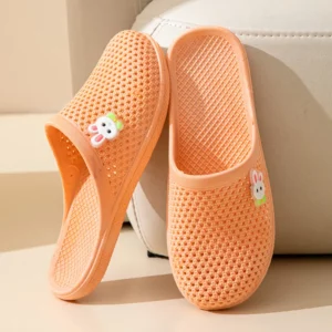 2024 Summer Ladies Sandals Flat Closed Toe Slippers Women Soft Bottom Non-Slip Indoor and Outdoor Casual Bathroom Slippers - Image 3