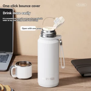 1.5L Thermos water bottle Stainless Steels Vacuum Flask Hot Coffee tea Water Heat Preservation Bottles Cold Tumbler drinkware - Image 3