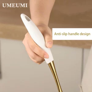 UMEUMI Cooking Spatula 8 Pcs Golden White Silicone kitchenware Utensils Cooking Set Soup Spoon Frying Pan Spatula Universal Tool - Image 4
