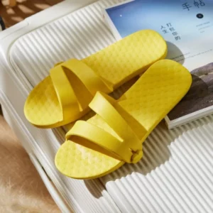Traveling Portable Slippers Women's Flat Low (1cm-3cm) with Detachable Slippers Traveling Non-skid Bathroom Shoes Women EVA - Image 3