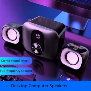 HP 2111S Multimedia Computer Game Speakers Stereo Subwoofer Desktop Computer Audio 2.1 Wired Multifunctional PC notebook Speaker - Image 4