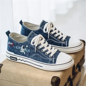 CYYTL Canvas Shoes Casual Men Sneakers Breathable Summer Outdoor Walking Hiking Luxury Designer Platform Skateboard Flat Loafers - Image 1