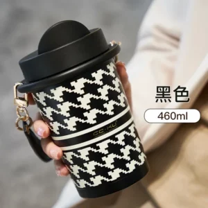 316 Stainless Steel Xiaoxiangfeng Thermos Cup High-end Coffee Cup Light Luxury Portable and Exquisite Female Birthday Gift Cup - Image 3