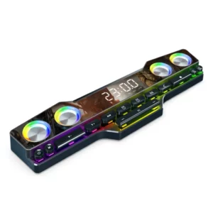 RGB Lighting Wireless Bluetooth Speaker HiFi 3D Stereo Subwoofer 4000mAh Home Clock Gaming Speakers Computer Soundbar 블루투스 스피커 - Image 6