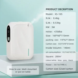 Aroma Diffuser Coverage 200m³ Bluetooth APP Control Scent Machine Fragrance Diffuser Essential Oil Diffuser For Home Fragrance - Image 4