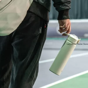 Thermal Water Bottle with Straw 750/600ML Stainless Steel Bottle Keeps Cold and Heat High Capacity Thermal Mug Thermos Bottle - Image 6