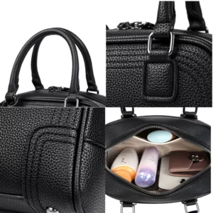 New Luxury Leather Women Handbags Female Large Capacity Shoulder Messenger Bag Fashion Ladies High Quality Casual Tote Bag 2024 - Image 6