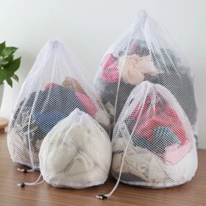 Big Size Large Washing Laundry Bag Mesh Organizer Net Dirty Bra Socks Underwear Shoe Storag Wash Machine Cover Clothes - Image 2