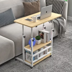 Warming New Lift learning desk bedside desk bedroom simple bed computer bedroom lazy desk movable office simple desk - Image 4
