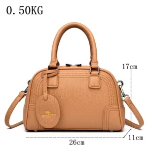 New Luxury Leather Women Handbags Female Large Capacity Shoulder Messenger Bag Fashion Ladies High Quality Casual Tote Bag 2024 - Image 4