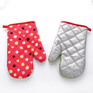 Mitten Microwave Oven Glove Non Slip Household Thickened Insulated Baking Heat Resistant Gloves Oven Mitts Cute Kitchen Tool - Image 4
