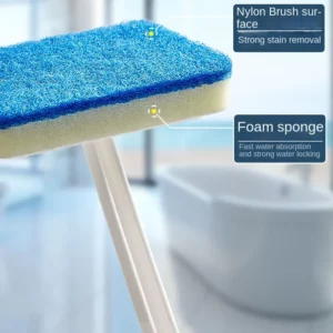 Multi-Functional Bathroom Wall Brush Long Handle Removable Household Floor Bathtub Brushes Ceramic Tile Sponge Cleaning Brush - Image 6