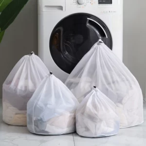 Big Size Large Washing Laundry Bag Mesh Organizer Net Dirty Bra Socks Underwear Shoe Storag Wash Machine Cover Clothes - Image 3