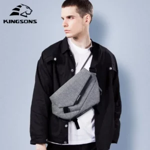 Men Crossbody Bag Kingsons Male Messenger Bag Waterproof Sling Bag Small Chest Bag 10 Inch Tablet Bag Business Casual 2023 - Image 6