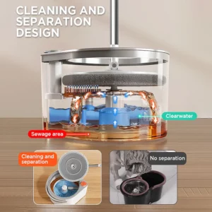 Floor Mop Ningbo Suppliers Spin 360 Mop House Cleaning Tools Products Twist Mopa Household Joybos 2024 Hot Sale Wholesale - Image 5