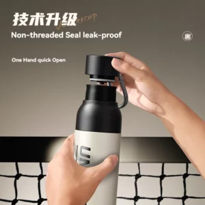 New Upgraded Sport Water Bottle, One Press Open Stainless Steel Thermos Bottle, Thermo Vacuum Flask for Outdoor Sport, 560ml - Image 3
