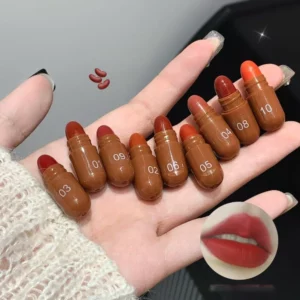 10 Colors Coco Capsule Lipstick Set Velvet Matte Waterproof Lip Glaze Sexy Nude Easy To Color DIY Lip Stick Novelty Makeup - Image 3