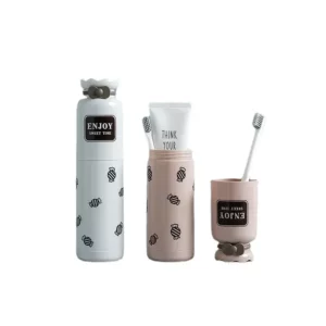 Cute Portable Toothbrush Holder Box Travel Toothbrush Cup Mouthwash Cup Toothpaste Storage Container Bathroom Outdoor Supplies - Image 5