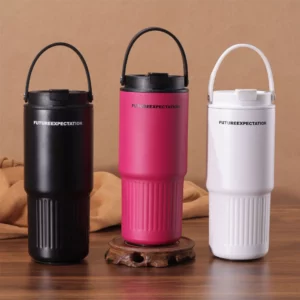 800ML Tumbler With Handle and Straw Vacuum Leakproof Tumblers Insulated Water Bottle Reusable Insulated Cup for Home Outdoor - Image 1