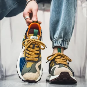 SYTK Fashion Designer Men Shoes Dissolve Thick Shoes Casual Sneakers Men Platform Trend Chunky Sneakers Walking Shoes - Image 2