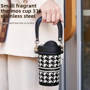 316 Stainless Steel Xiaoxiangfeng Thermos Cup High-end Coffee Cup Light Luxury Portable and Exquisite Female Birthday Gift Cup - Image 2