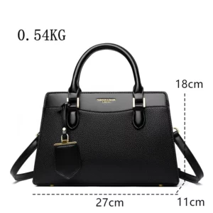 Fashion Brand Tote Bag Shoulder Crossbody Bags for Women 2024 New Luxury Leather Handbags Female Designer Messenger Bag Purse - Image 4