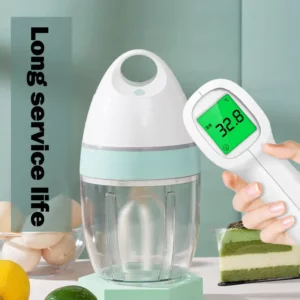 Household Automatic Whisk Electric Milk Frother Whipped Cream Mixer USB Rechargeable Food Blender Whisk Wireless Stand Mixer - Image 6