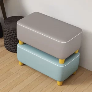 50CM Household Small Stool Sofa Low Stool for Living Room Long Bench for Shoe Changing in Bedroom Multiple Colors - Image 3