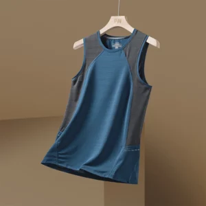 Short Sleeve Vest Men's For 2024 Summer Patchwork Black Red Tshirt GYM Tank Top Tees Fashion Clothes OverSize 3XL O NECK - Image 5