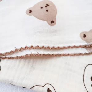 Cotton Baby Face Towel Newborn Baby Items 4 Layer Muslin Baby Bibs Handkerchief Soft Saliva Towel Triangle Feeding Burp Cloths - Image 5