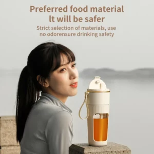 340ML portable Juicer Wireless with straw Electric Blender for juice milkshake ce cube food supplement Smoothie Mixer - Image 2