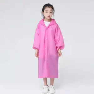Children Rain Poncho Non-Disposable Travel Rain Gear Coat Outdoor Hiking Accessories Child Raincoat Kids Rainwear Waterproof - Image 4