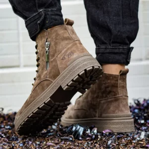 Latest 2024 Fashion Pig Skin Anti Scald Welding Shoes Indestructible Steel Toe Cap Nail Proof Men Safety Work Boots Sneakers - Image 6
