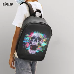 Remote Control the signals turn function for bycicle Smart Led Mesh Pix Backpack LED Display Advertising Light Outdoor Climb bag - Image 4