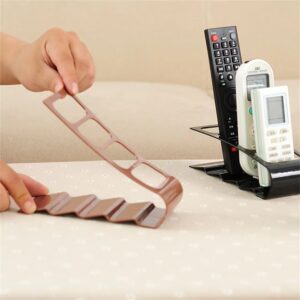 4 Section Tv Remote Control Stand Holder Home Appliance Remote Control Storage Rack Desktop Bracket For Home Living Room Office - Image 6