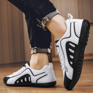 Summer men color collision simple casual non-slip sports shoes with men shoes - Image 1