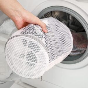 Shoes Wash Bags Sneaker Mesh Washing Bag Shoe Cleaning Laundry Bag Gray Zipper 125 Honeycomb Fabric for Gym Shoes Sneaker - Image 5