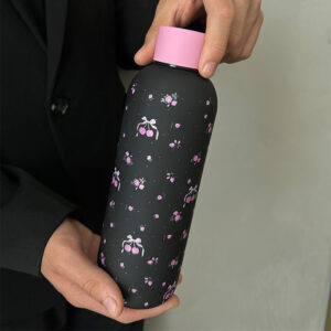 Kawaii Cherry Stainless Steel Thermos Bottle 500ml Tumbler Coffee Cup Cool Korean Travel Insulated Flask Thermal Water Bottle - Image 3