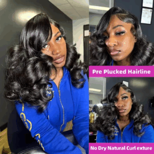 Brazilian Body Wave Short Bob Wig 13x4 Lace Frontal Human Hair Wigs 200% Density 4x4 Lace Closure Wig Natural Body Wave Bob Wigs - Image 3