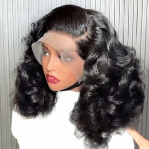 Brazilian Body Wave Short Bob Wig 13x4 Lace Frontal Human Hair Wigs 200% Density 4x4 Lace Closure Wig Natural Body Wave Bob Wigs - Image 7