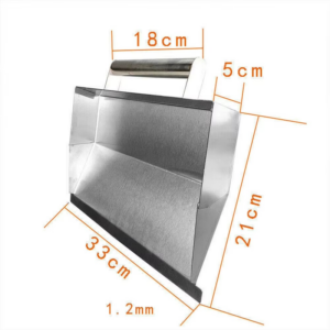 Stainless Steel Wall Plaster Concrete Scraping Dust Trowel Powder Putty Scraper Plasterer Bricklayer Hand Tool Cement Decoration - Image 2