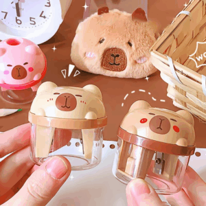Cartoon Cute Capybara Pencil Sharpener Portable Mini Manual Pencil Sharpener Office School Supplies Student Stationery Gifts - Image 7